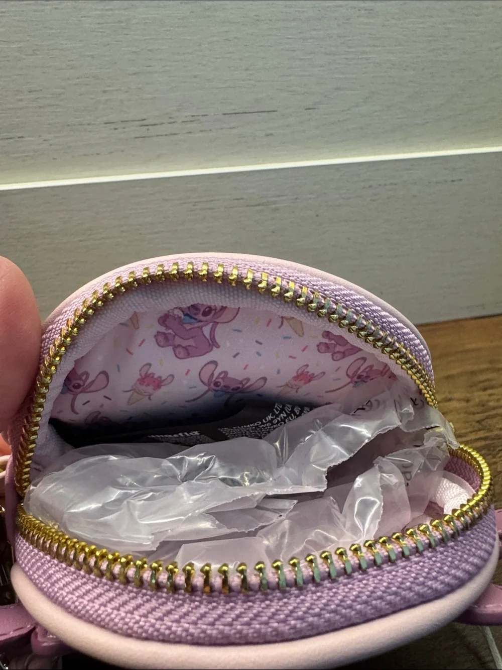 NWT Loungefly Disney Lilo Stitch Angel Ice Cream Coin Purse BoxLunch